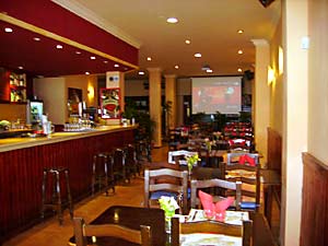 inside Luna de Miel Restaurant, Puerto Alcudia, Majorca