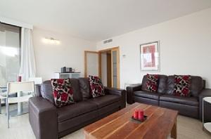 Lounge / Dining room with TV, CD, DVD and Freeview