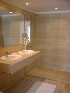 The master bathroom