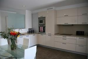Kitchen and dining area