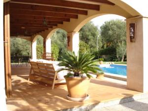 Terrace over looking garden