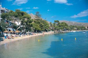Beach beside apartment