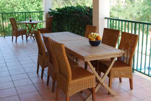 Cool terrace to enjoy meals