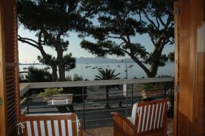 view from balcony