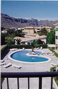 View from the apartment to the mountains