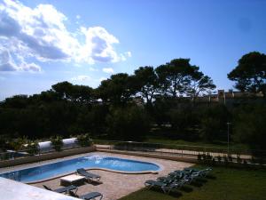 View from private garden