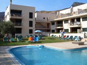 Apartments and Pool area