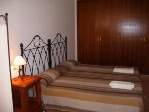 Large twin bedroom with ensuite shower room and large balcony