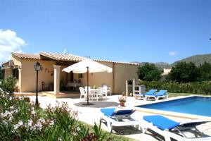 swimming pool and large outside private sunbathing area