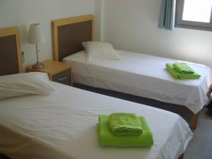 Bedroom One with twin beds